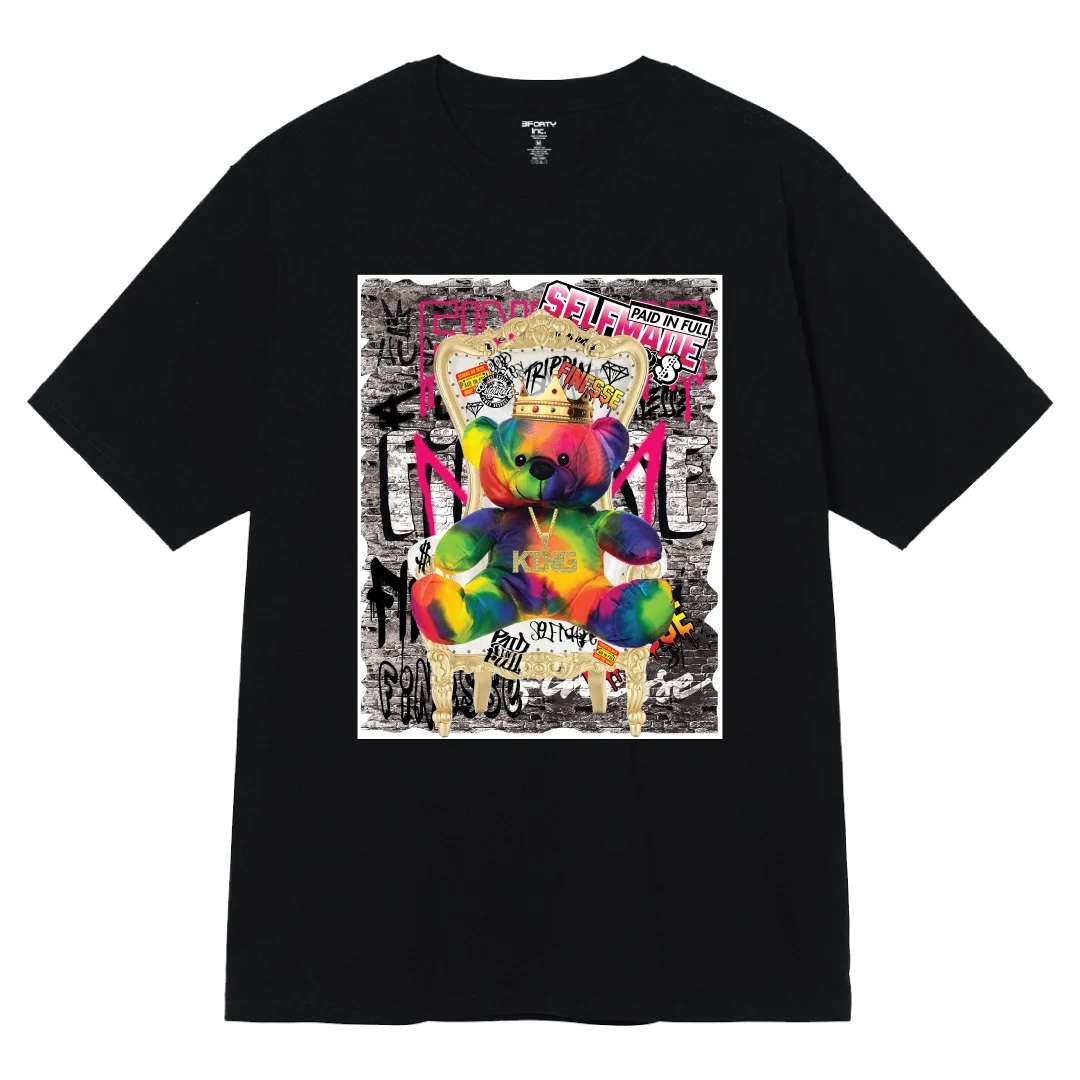 KING BEAR VELOUR TEE