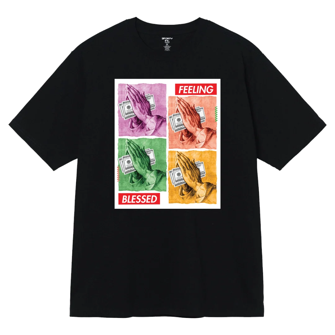 FEELING BLESSED VELOUR TEE