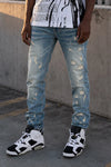 FRAGMENT SKINNY JEANS