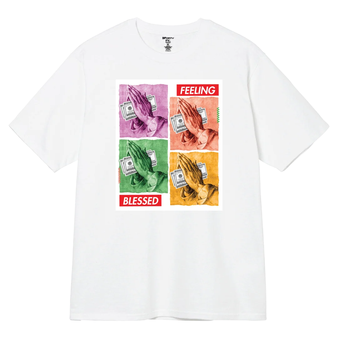 FEELING BLESSED VELOUR TEE