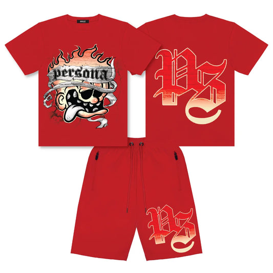 PERSONA TECH FLEECE SHORT SET