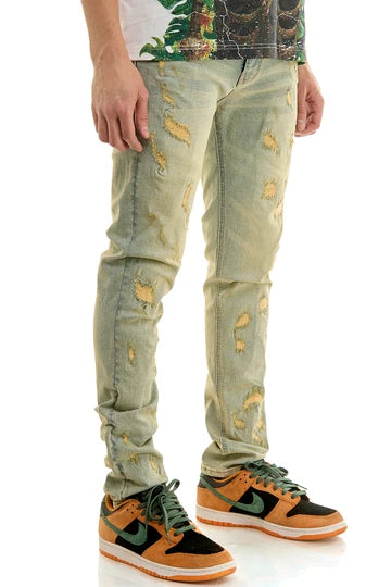 FRAGMENT SKINNY JEANS