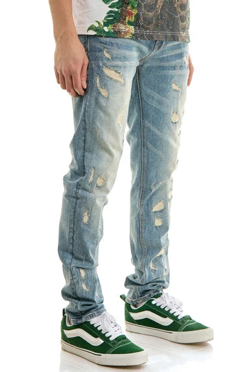 FRAGMENT SKINNY JEANS
