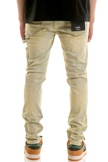 DISTRESSED CARPENTER SKINNY JEANS